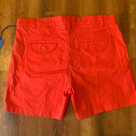 Caribbean Joe NWT Shorts 10 Red Pockets - Picture 6 of 6